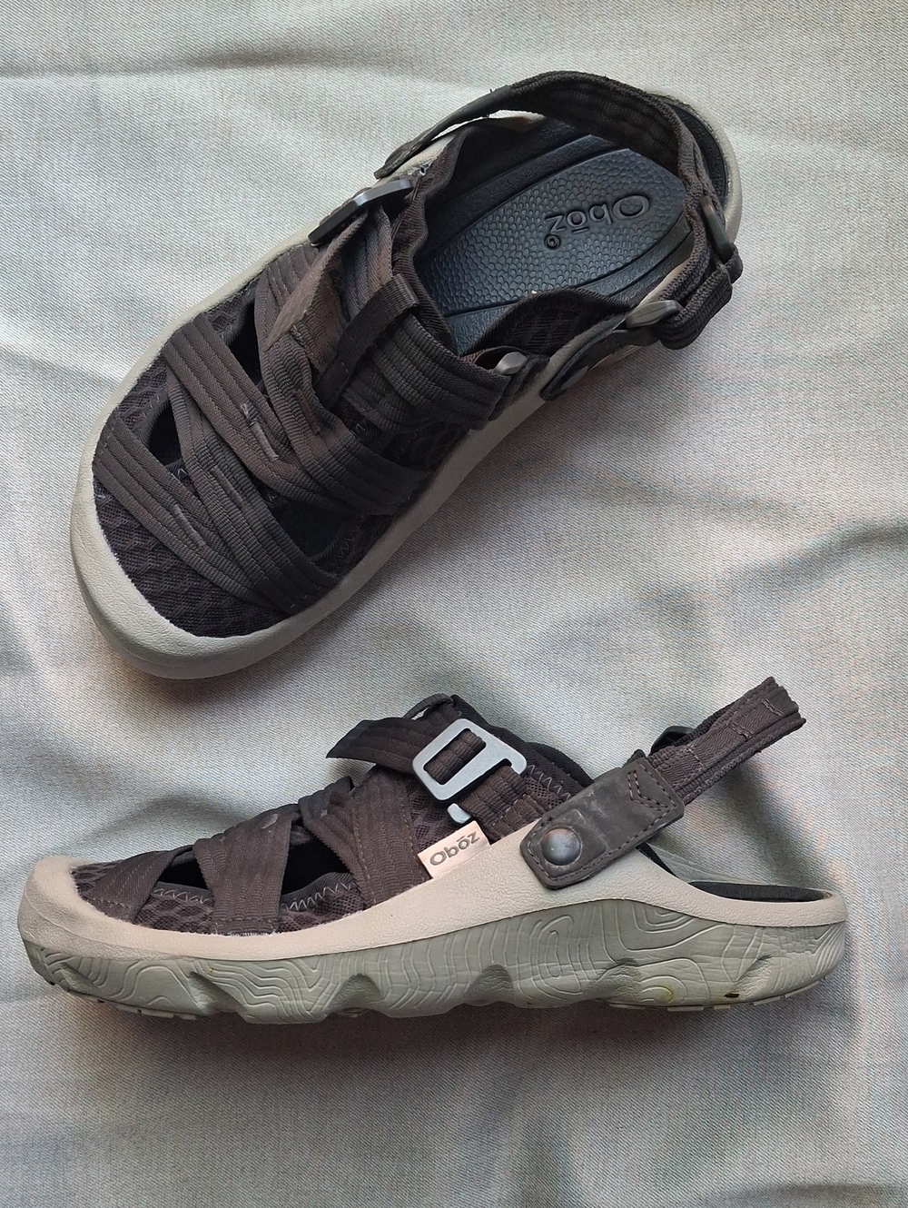 Oboz Women's Whakata Trail Sandal Jet Hiking Sport Size 10